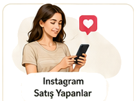Instagram üzerinden satış yapan kişi